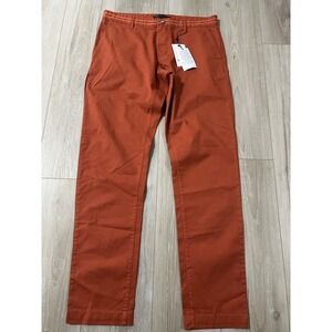 Robert Graham Pants Mens 32  Burnt Orange Buckley Perfect Fit